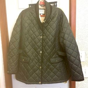 Winter Coat Army Green Plus Size